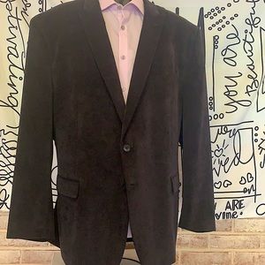 Navy Suade Sport Coat